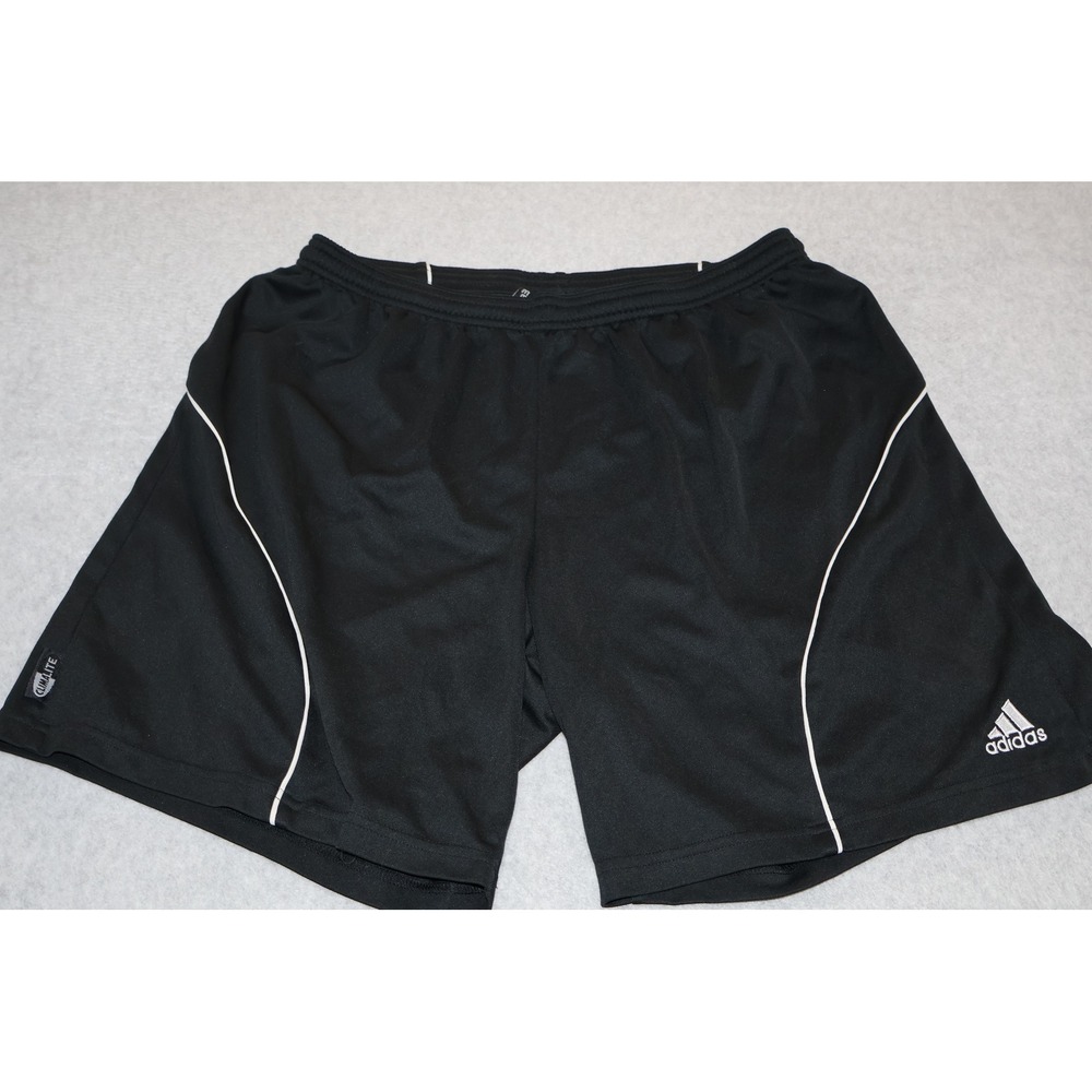 Adidas Athletic Shorts Mens XL Black Climalite Soccer Training Gym Year 2010